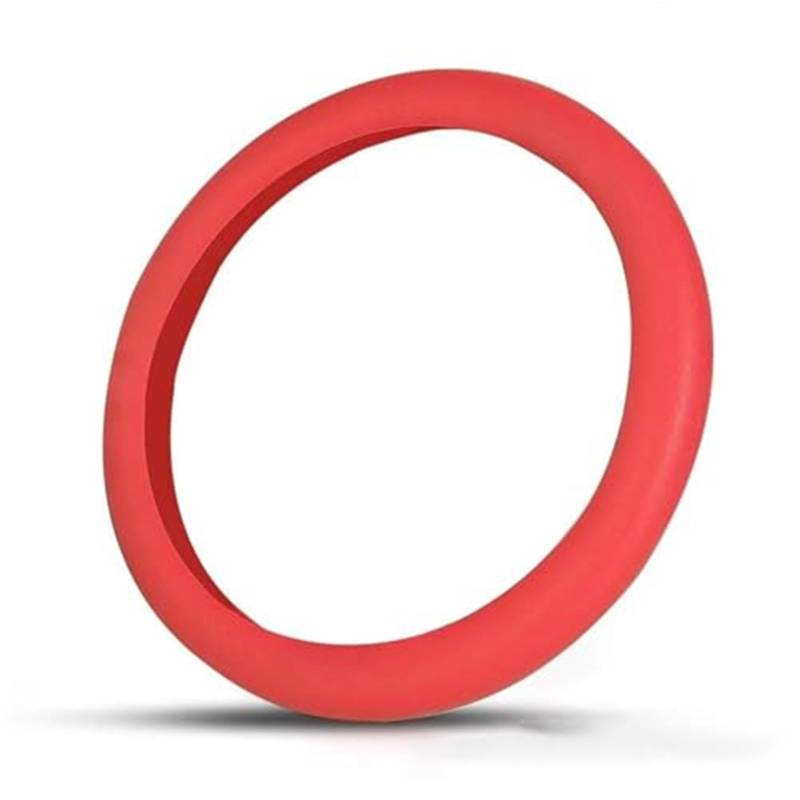 Lenkradhülle Coole rutschfeste Silikon-Lenkradschutz Universal Bunte Auto-Silikon-Lenkradhülle Lenkradbezug(Red) von KVGAEANDNK