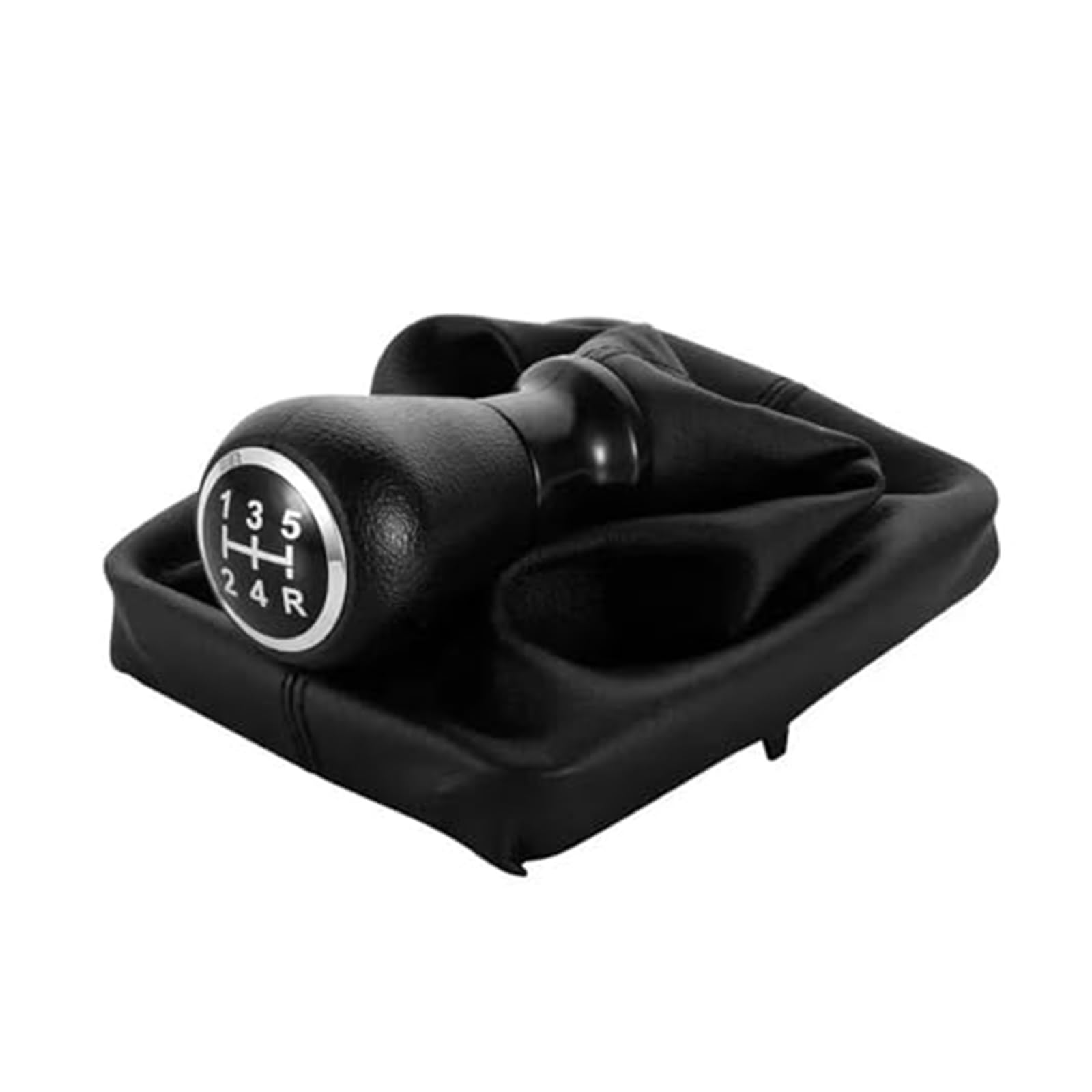 Schalthebelkopf Für Citroen Für C3 Für C5 Für Xsara 5-Gang-Schaltknauf Schalthebelhebel Gamasche Kofferraumabdeckung Pu Auto Schaltknauf(Type A) von KVGAEANDNK