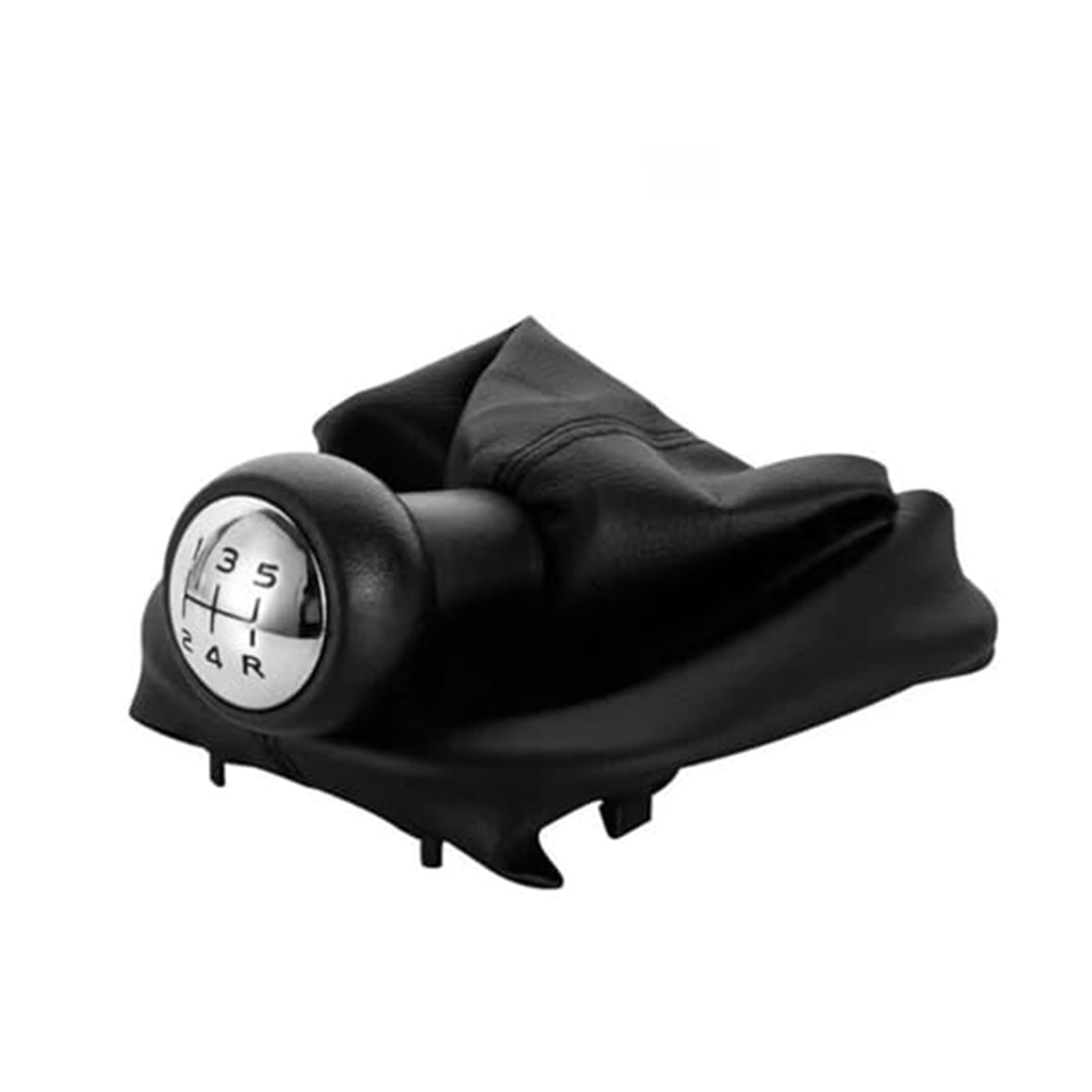 Schalthebelkopf Für Citroen Für C3 Für C5 Für Xsara 5-Gang-Schaltknauf Schalthebelhebel Gamasche Kofferraumabdeckung Pu Auto Schaltknauf(Type B) von KVGAEANDNK