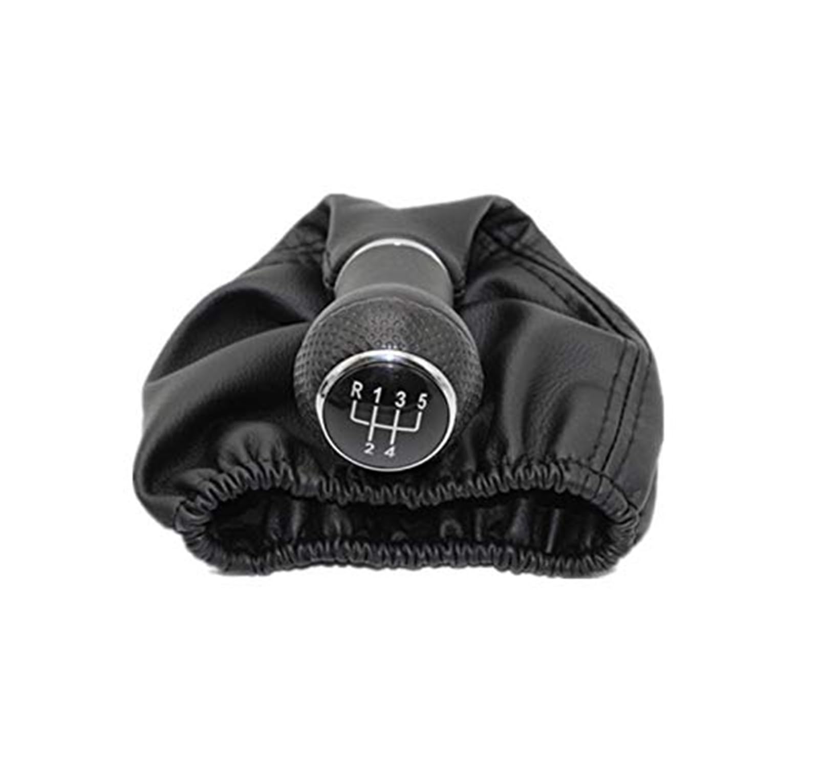 Schalthebelkopf Für Seat Für Ibiza 1996 1997 1998 1999 2000 2001 5-Gang-Schalthebel-Schaltknauf mit Pu-Ledermanschette, rote Linie(White) von KVGAEANDNK