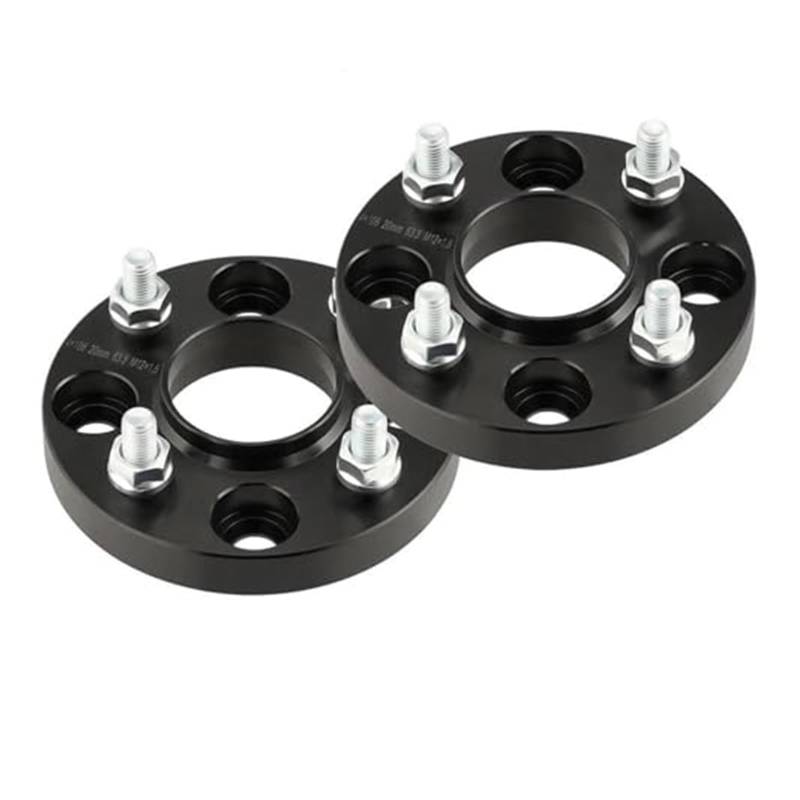 Spurverbreiterungen Universal Für Fiesta Für ST150 Für Mk6 Für Mk7 2x20mm Hubcentric Rad Spacer 4x108 CB 63,3mm Räder Spacer Kit Auto Rad Spacer von KVGAEANDNK