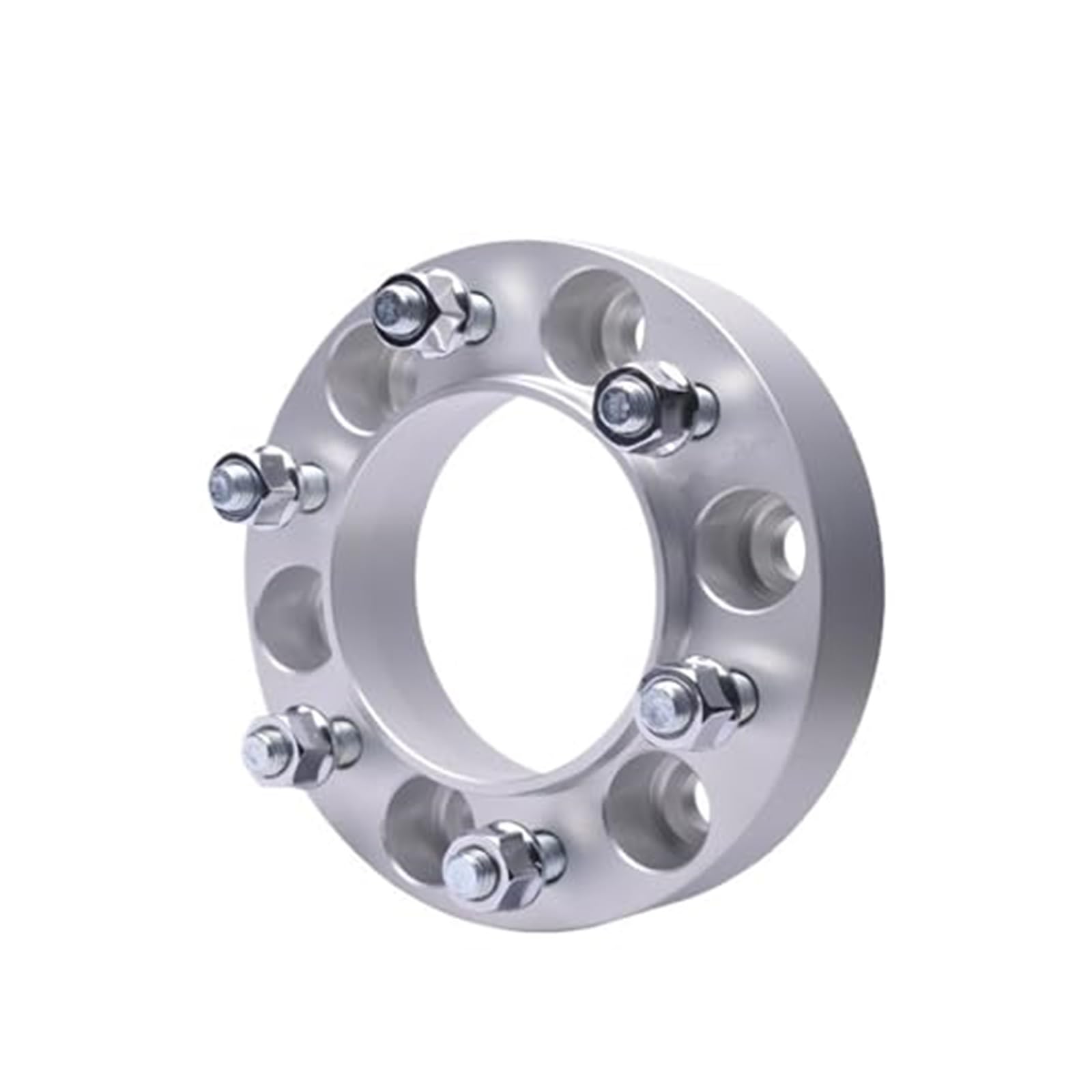 Spurverbreiterungen Universal Für Mitsubishi Für Pajero PCD: 6x139,7 CB: 67,1mm Geschmiedetes Aluminium Separador Rad Spacer Shims 2 Stück Rad Spacer Adapter(2PC Silver 30mm) von KVGAEANDNK