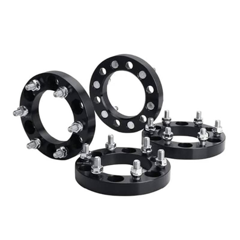 Spurverbreiterungen Universal Für Toyota Für Land Für Cruiser Für Sequoia 4PC 6x5,5 Hubcentric Spurverbreiterungen 6 Lug 25mm Hub Bohrung 108mm M12x1,5 Hub Spurverbreiterungen von KVGAEANDNK