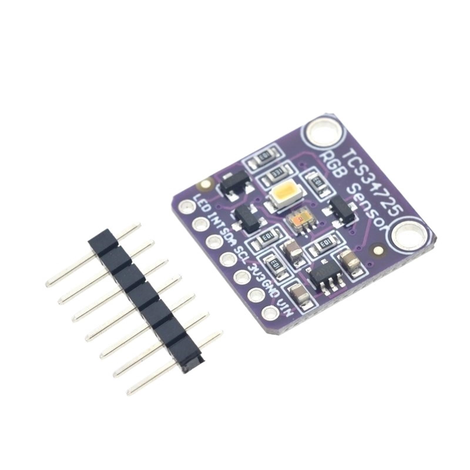 1 stücke TCS34725 TCS34725 farbe anerkennung sensor RGB IIC mingguang induktion modul for Arduion STM32(Bar black) von KVKITKLW