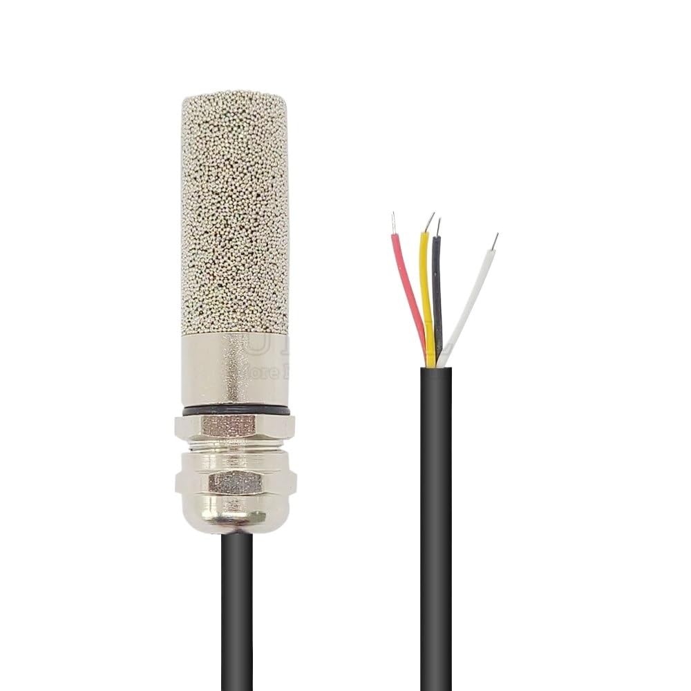 1pcs Humidity Sensor Probe Cable Metal Head Digital Capacitance Sensors 1M Length I2C Output SHT20 SHT30 SHT40 SHTC3(SHT20 Style A) von KVKITKLW