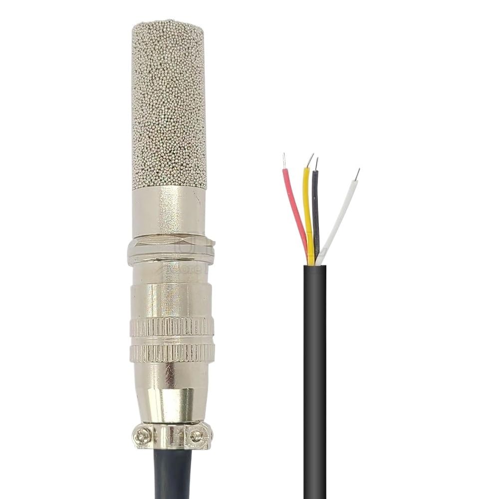 1pcs Humidity Sensor Probe Cable Metal Head Digital Capacitance Sensors 1M Length I2C Output SHT20 SHT30 SHT40 SHTC3(SHT30 Style B) von KVKITKLW