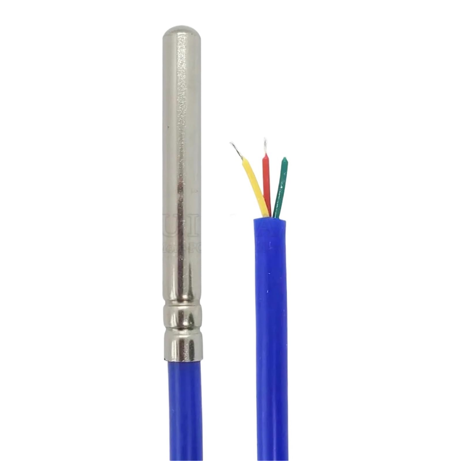 1pcsTemperature Sensor Probe 304 Stainless Steel 6 * 50MM OD 5.0MM Waterproof Dustproof PVC SL Sensors Cable 1M Length(Blue SL) von KVKITKLW