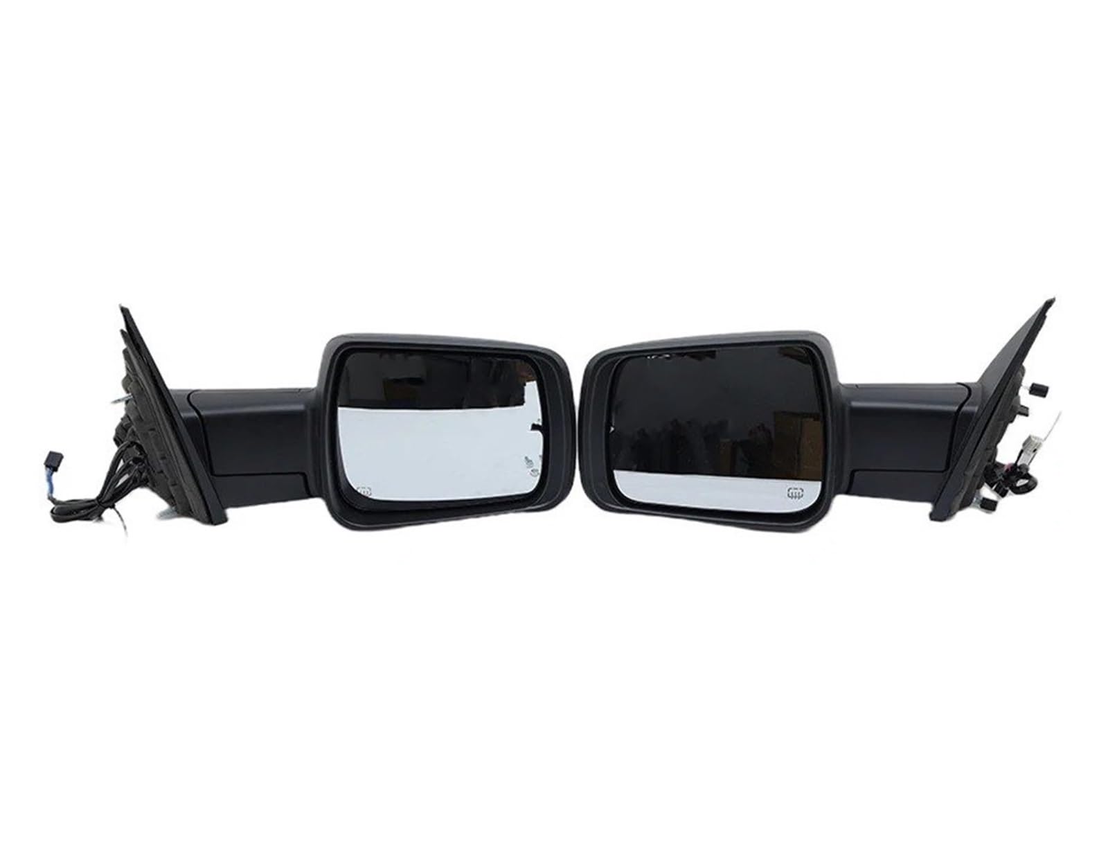 Außenspiegel Spiegel Für Dodge Für Ram 1500 2019-2024 Auto Seitentürspiegel Montage Beheizte Flügel Rückspiegel Zubehör Rückspiegel Montage(1 Pair) von KVKQMLFEAW