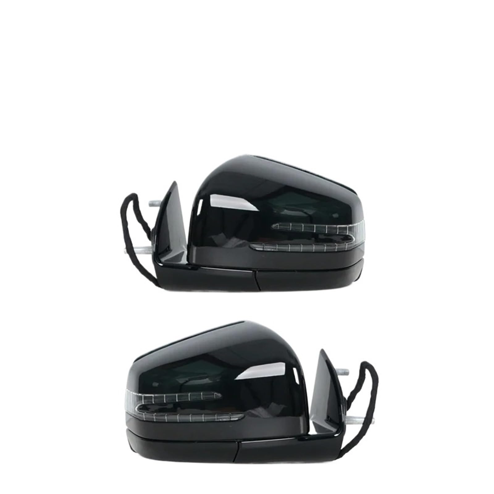 Außenspiegel Spiegel Für W164 X164 Für ML Für GL Für Cl 2005-2019 Auto Seitentür Rückspiegel Montage 1668100164 1668100264 Rückspiegel Montage(1Pair Black2) von KVKQMLFEAW