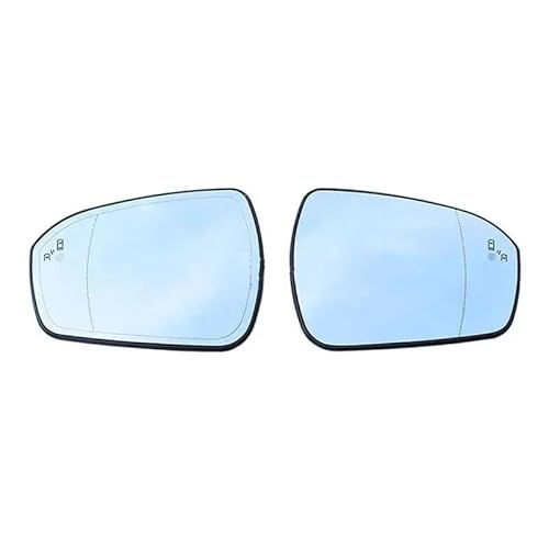 Ersatz Spiegelglas Heizbar Für Mondeo V MK5 2014 2015 2016 2017 2018 Flügel Hinten Spiegel Glas Auto Beheizte Blind Spot Warnung Seitenspiegelglas(A Pair) von KVKQMLFEAW