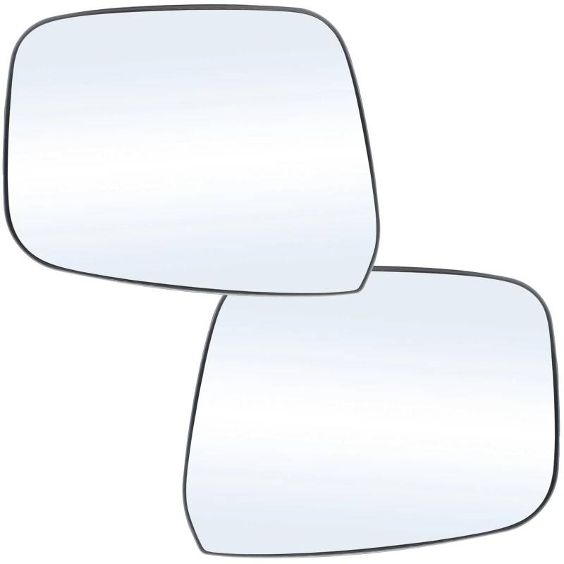 Ersatz Spiegelglas Heizbar Für Navara D40 Für Pathfinder R51 2005 2006 2007 2008 2009 2010 2011 2012 2013 Autoglas Beheizter linker rechter Türseitenflügelspiegel Seitenspiegelglas(Left and Right) von KVKQMLFEAW