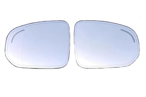 Ersatz Spiegelglas Heizbar Für XC60 2018 2019 2020 2021 2022 2023 Rückspiegelglas Mit Heizung Blind Spot Auto Äußere Rückspiegel Seitenspiegelglas(Left and Right) von KVKQMLFEAW