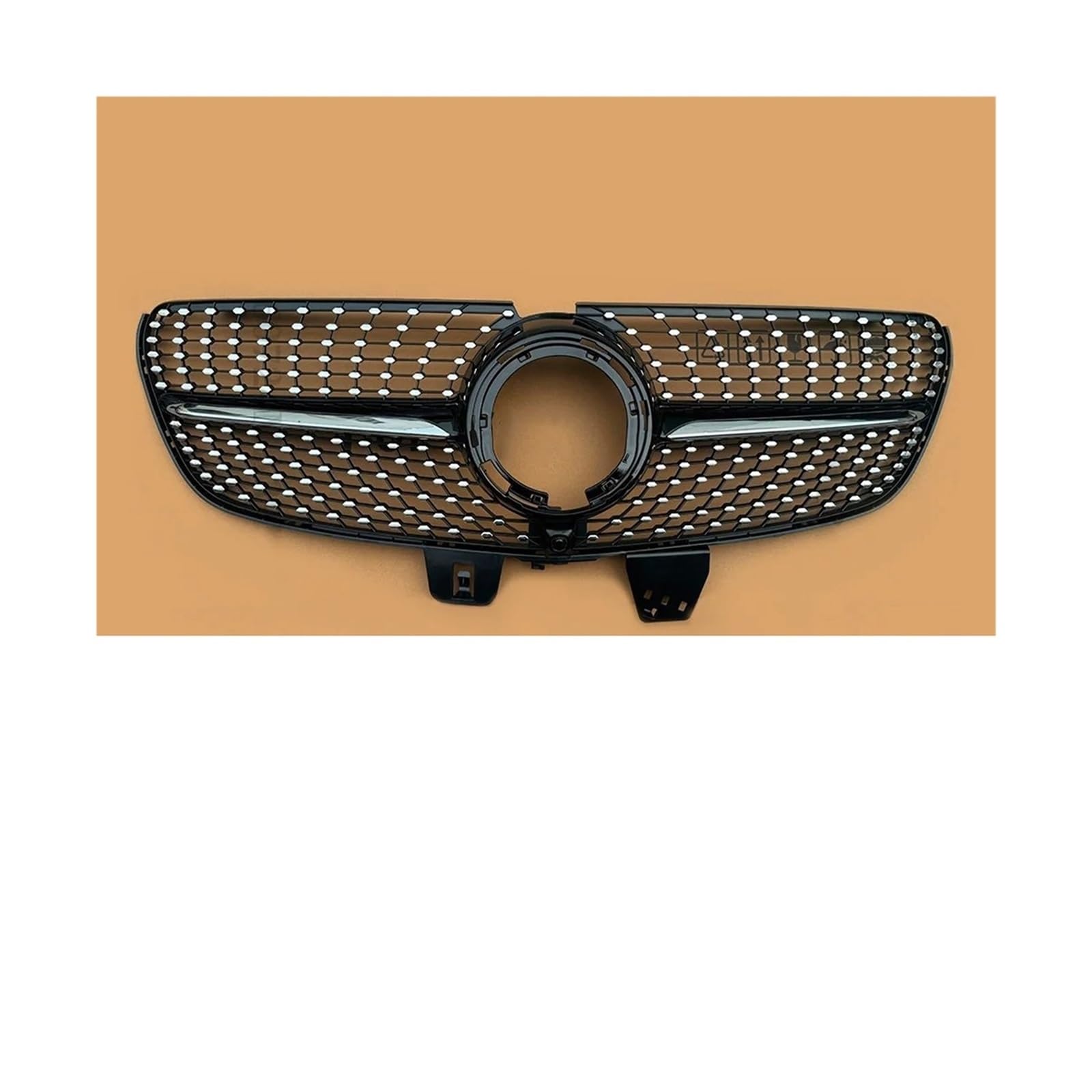 Sport Kühlergrill Für V Für Klasse W447 2015-2023 Für GT Diamond Style Fronteinlassgitter Kühlergrill Vorne Haube Kühlergrill(2020-2023 D Black) von KVKQMLFEAW