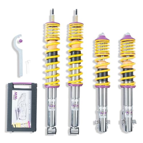 KW 152800AS Gewindefahrwerk INOX LINE Variante 2 - V2 Edelstahl - Komplettes 4er Set für VA & HA von KW