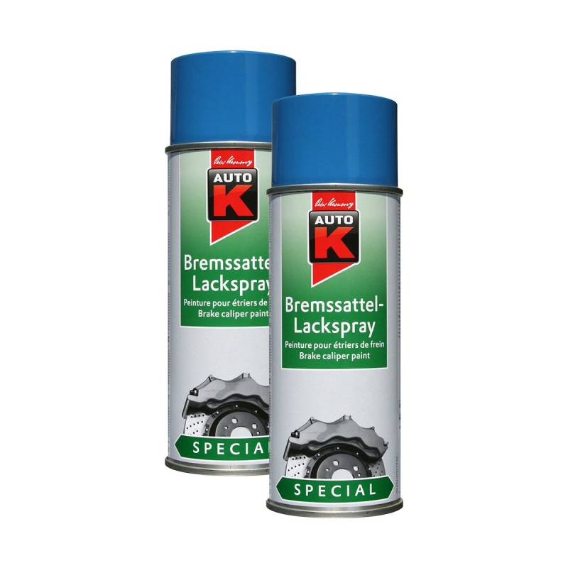 Kwasny 2X 233 076 Auto-K Special Bremssattel-Lackspray Blau 400ml von Kwasny