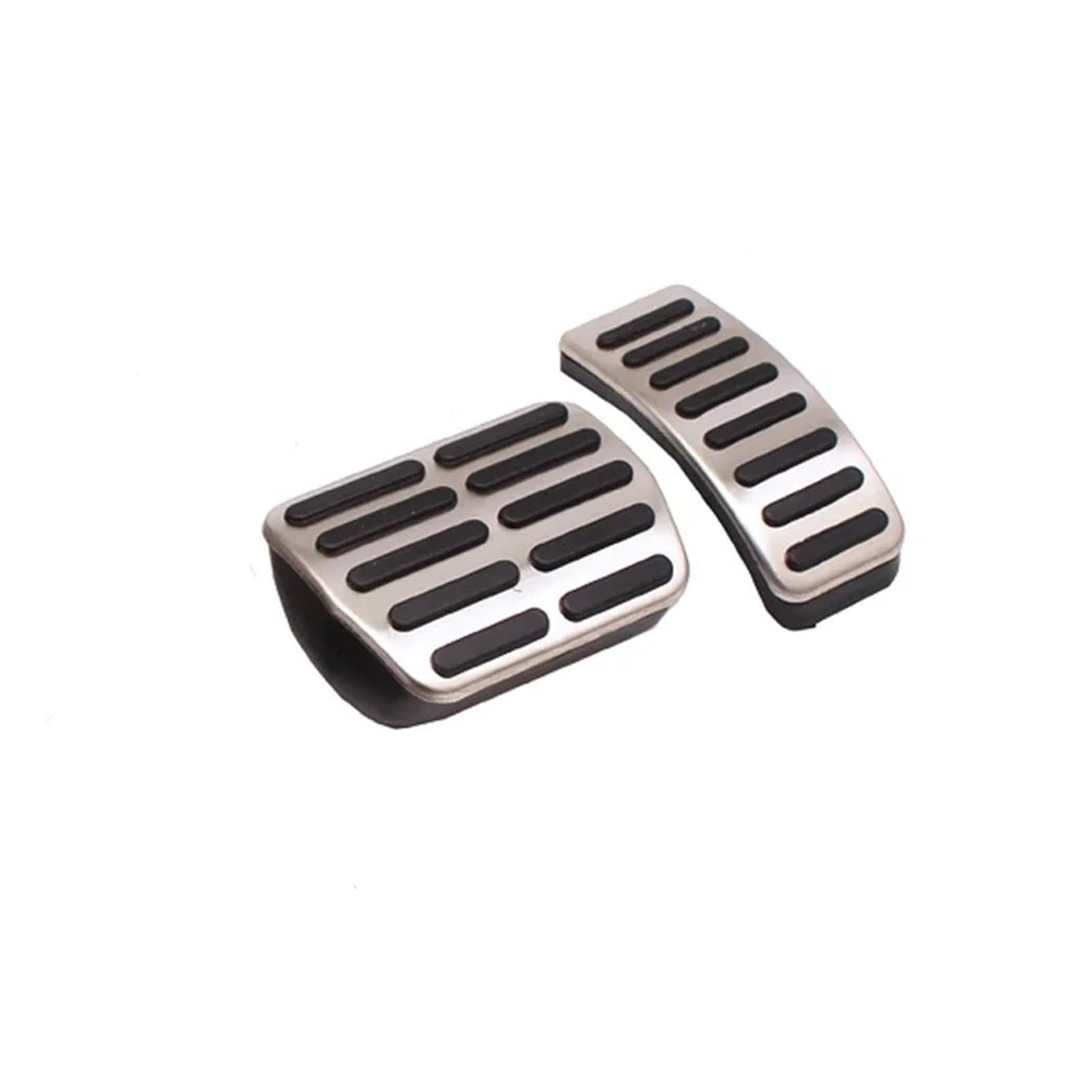 Auto Fußstütze Für A3 S3 8L Für A2 Auto Pedal Pad Fußstütze Auto Styling Edelstahl Bremse Kupplung Pedal Pedalauflagen(at 2PCS) von KWAYA