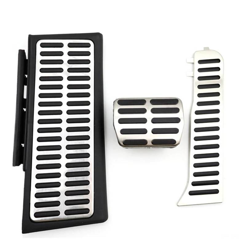 Auto Fußstütze Für A3 S3 8P 2006-2008 2009 2010 2011 2012 2013 Autopedale Gaspedal Bremse rutschfeste Pedal Edelstahl-Abdeckpolster Pedalauflagen(3 pcs) von KWAYA