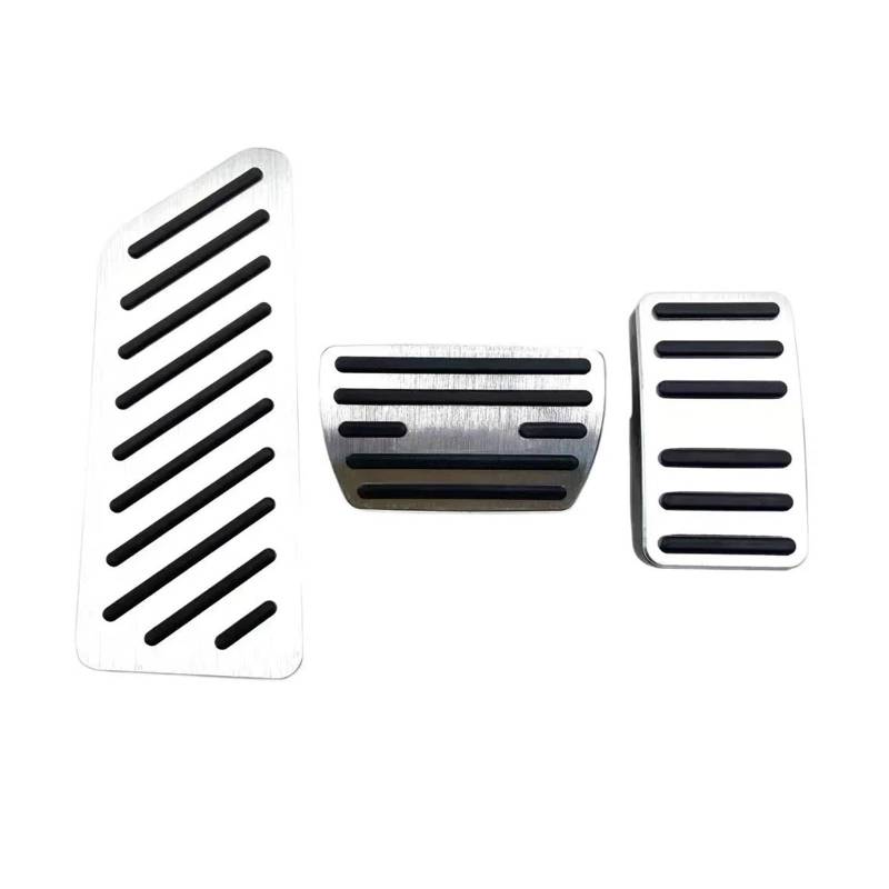 Auto Fußstütze Für CRV Für CR-V 2017~2022 2021 Auto-Fußpedale rutschfeste Pads Auto-Styling-Pedal Edelstahl-Beschleunigerteile at Pedalauflagen(Sliver 3pcs) von KWAYA