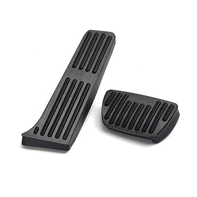 Auto Fußstütze Für Camry 50 70 XV40 XV50 XV70 2006-2021 2022 2023 2024 Auto Accelerator Gas Bremspedal Fußstütze Pedale Pad Abdeckung Pedalauflagen(2018-2024 Black 2pcs) von KWAYA