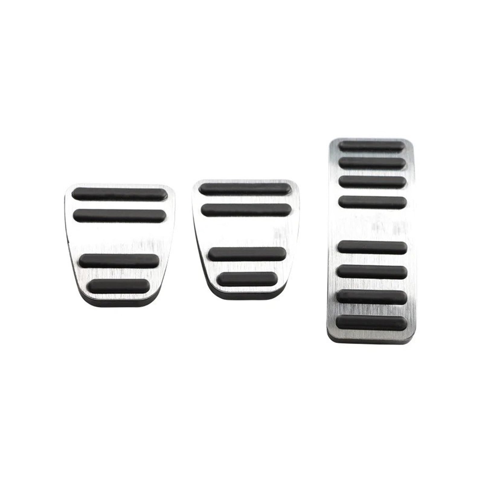 Auto Fußstütze Für Chery Für Jetour Für Dashing 2022-2024 at MT Pedale Abdeckung Fußpedal Bremsgas Beschleuniger Kupplung Pads Pedalauflagen(MT Silver) von KWAYA