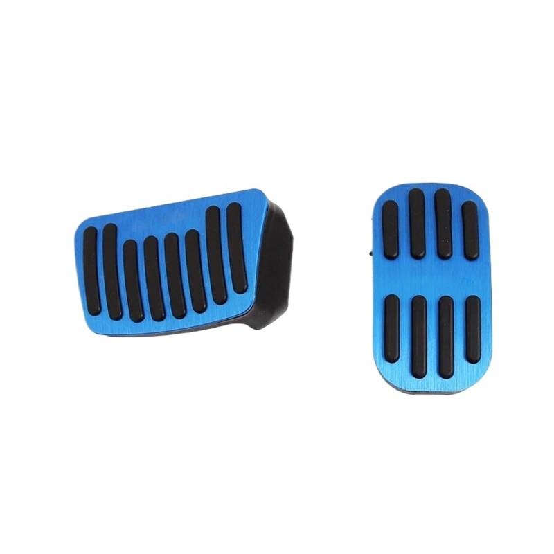 Auto Fußstütze Für Corolla E210 Für Corolla E 210 2019 2020 2021 2022 2023 Auto Gaspedal Bremse Fußstütze Pedal Abdeckung Pads Zubehör Pedalauflagen(at 2pcs Blue) von KWAYA