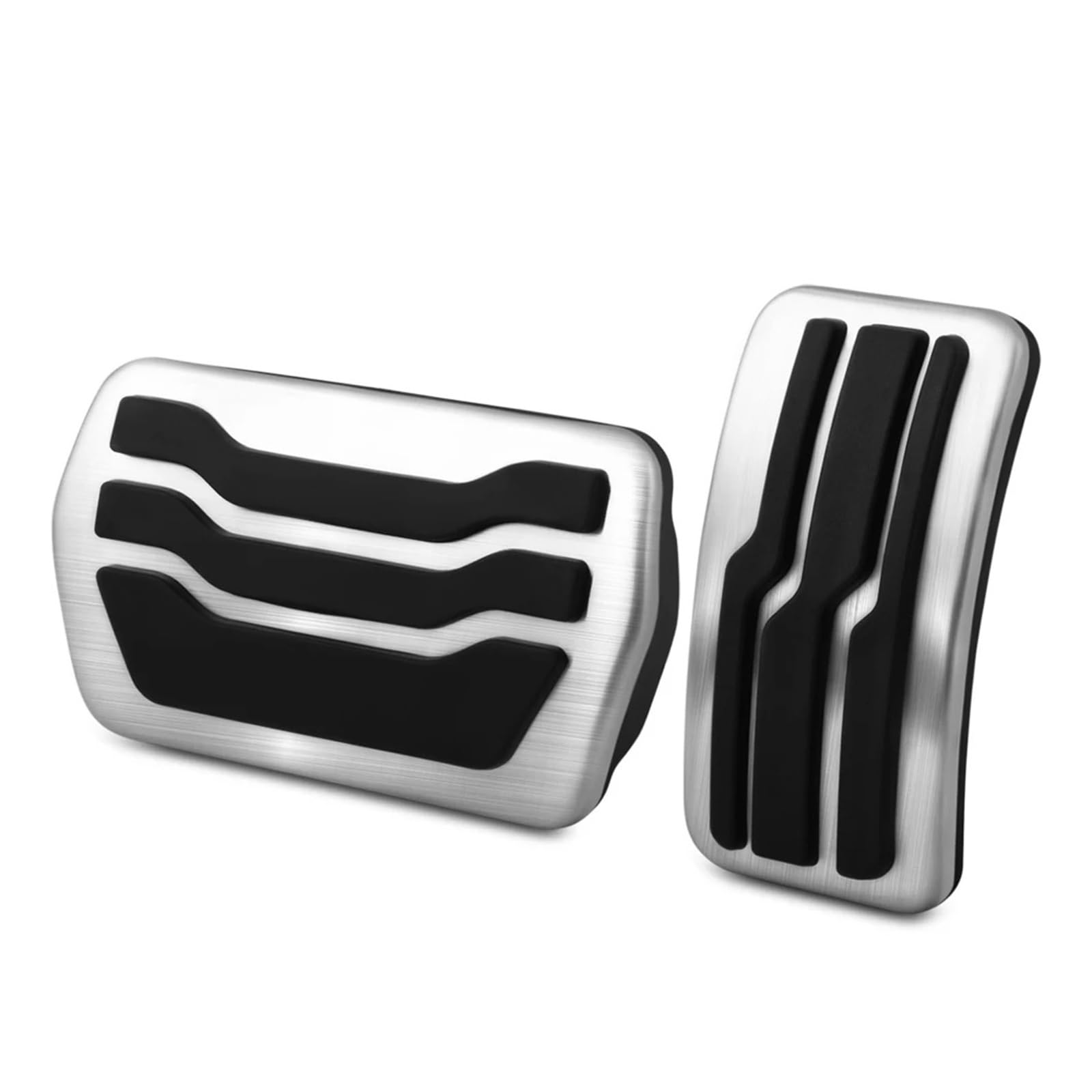Auto Fußstütze Für Escape Für Kuga 2019 2020 2021 2022 Auto-Fußpedale Kupplung Gasbremse rutschfeste No Drill Pedal Cover Set Pads Pedalauflagen(2 pcs) von KWAYA