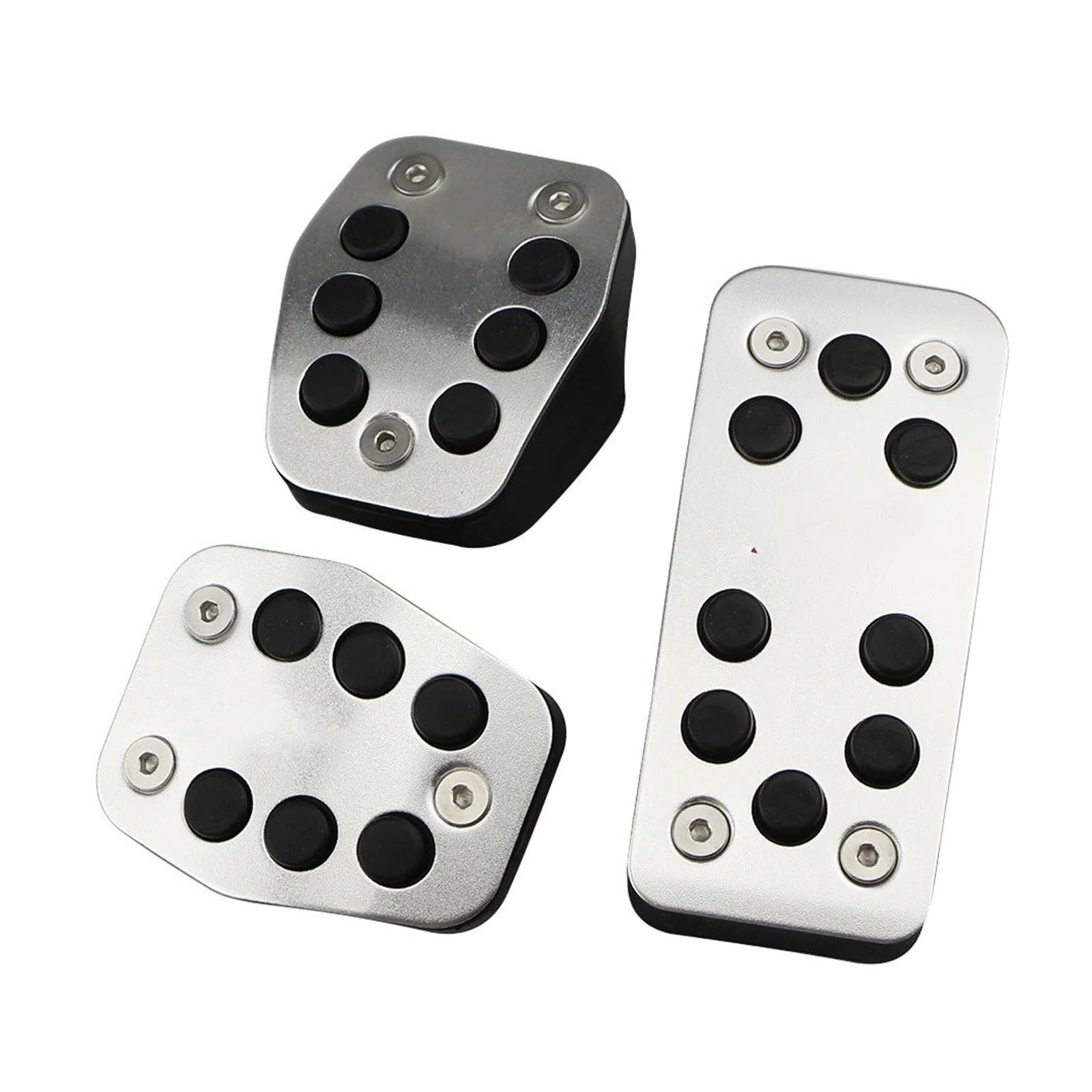 Auto Fußstütze Für Focus 2 MK2 Für RS Für ST 2005-2011 Autopedale Abdeckungen Kupplung Gas Bremspedal Set Pads Edelstahl Zubehör Pedalauflagen(MT Without Rest) von KWAYA