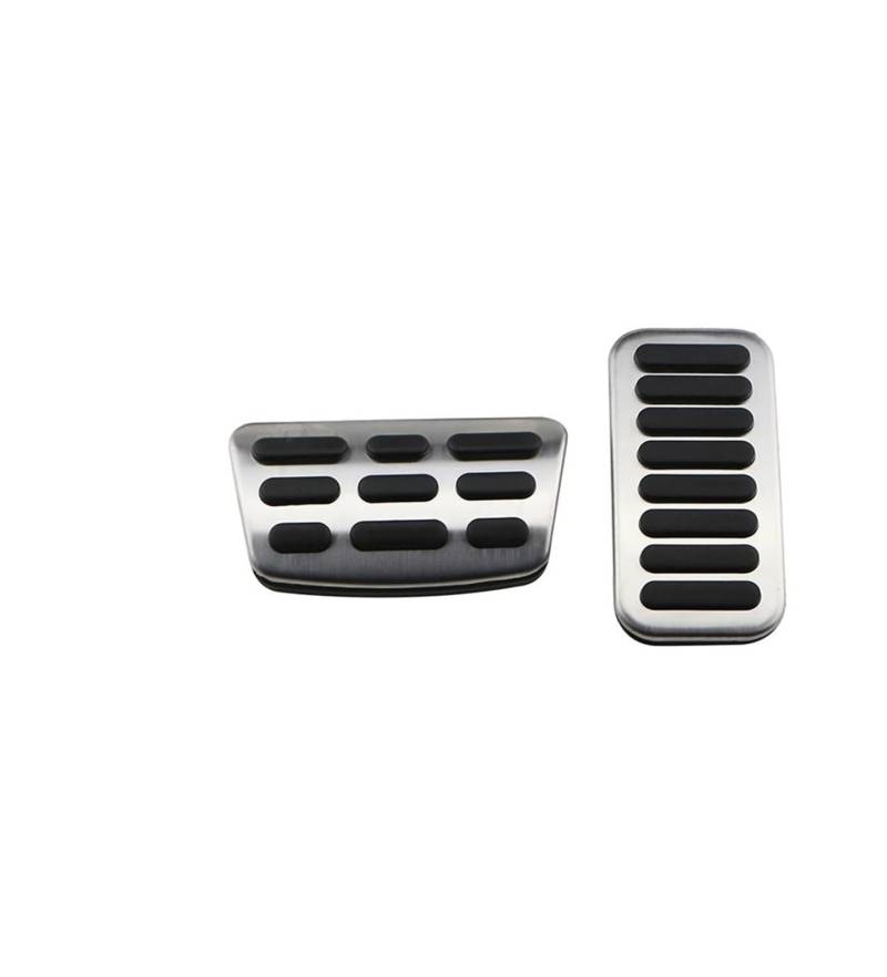 Auto Fußstütze Für Kia KX7 Für Forte Für XCEED 2018-2019 Auto Sport Pedale Gas Kraftstoff Bremspedal Pads Abdeckung Pedalauflagen(at Without Rest) von KWAYA