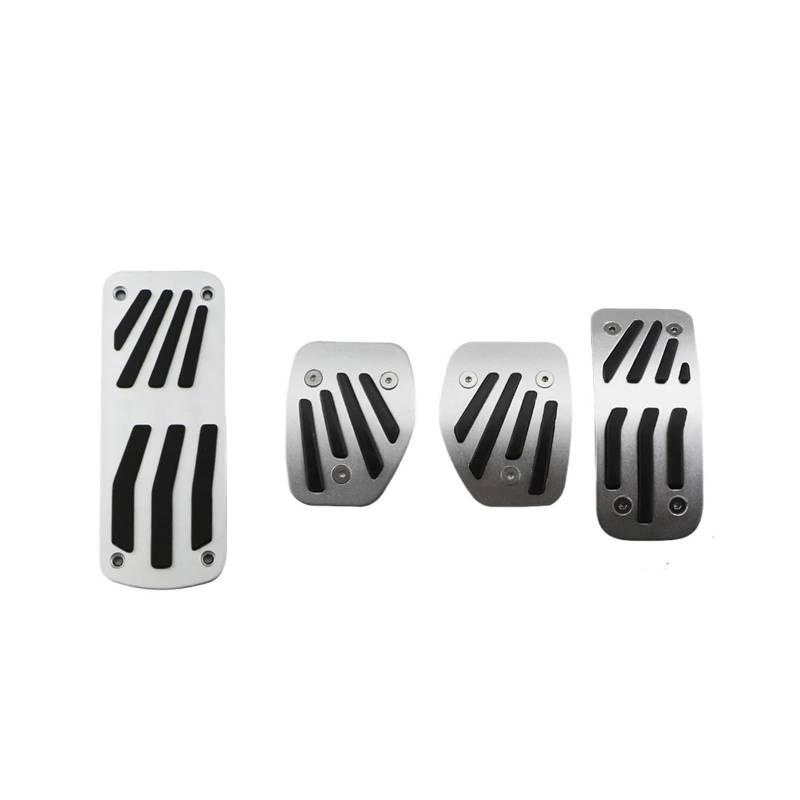 Auto Fußstütze Für Peugeot 207 301 307 208 2008 308 408 Auto Pedale Gas Pedal Aluminium Legierung Abdeckung Kupplung Pedal Pedalauflagen(MT with Rest) von KWAYA