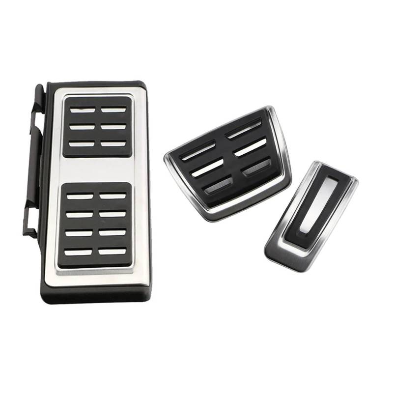 Auto Fußstütze Für Seat Für Leon 2012-2015 2016 2017 2018 2019 2020 2021 Autopedale Abdeckung Fußstütze Gas Bremse Kupplung Pedal Pad Pedalauflagen(Full at 3 Pcs) von KWAYA