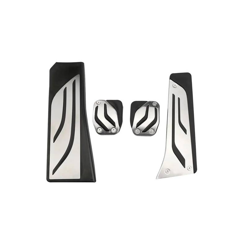 Auto Fußstütze Für X3 F25 2011-2017 Für X4 F26 2014-2017 Autopedale LHD Kraftstoff Gas Bremse Kupplung Fußstütze Totpedal Pad Abdeckung Pedalauflagen(MT with Rest) von KWAYA