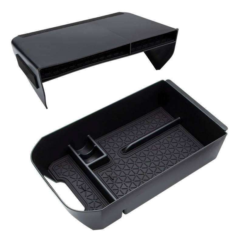 Mittelkonsole Panel 2 Stück Für RAV4 Für RAV 4 2019–2021 2022 Autoinnenausstattung Mittelkonsole Armlehne Aufbewahrungsbox Organizer Fach Mittelkonsole Frame von KWAYA
