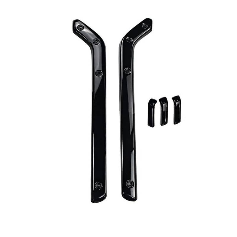 Mittelkonsole Panel 5PSC Für Defender 90 110 2020-2025 Autoinnenraum Mittelkonsole Panel Seitenverkleidung Streifen Abdeckung Teile Mittelkonsole Frame(Bright Black,Right Hand Drive) von KWAYA