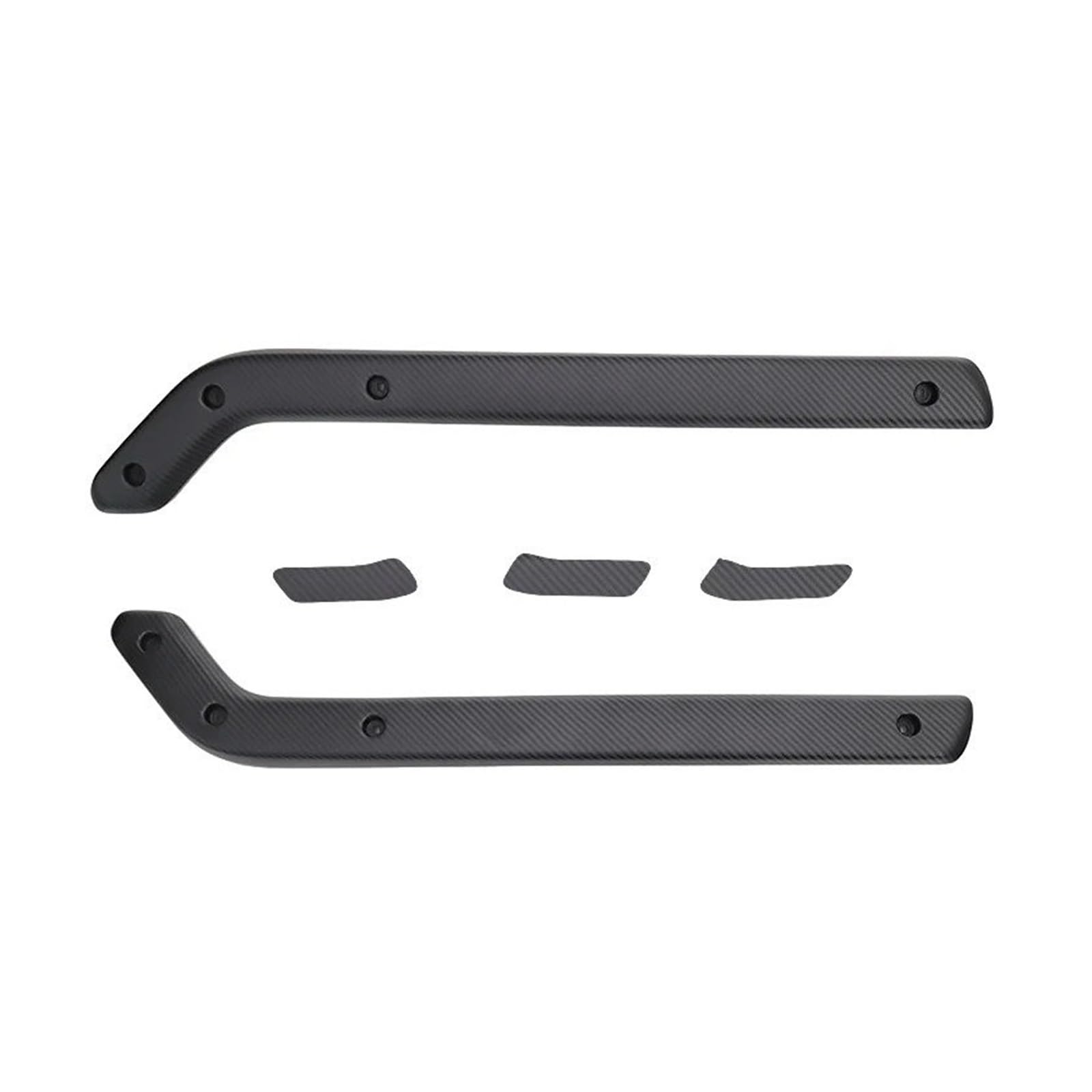 Mittelkonsole Panel 5PSC Für Defender 90 110 2020-2025 Autoinnenraum Mittelkonsole Panel Seitenverkleidung Streifen Abdeckung Teile Mittelkonsole Frame(Carbon Fiber,Left Hand Drive) von KWAYA