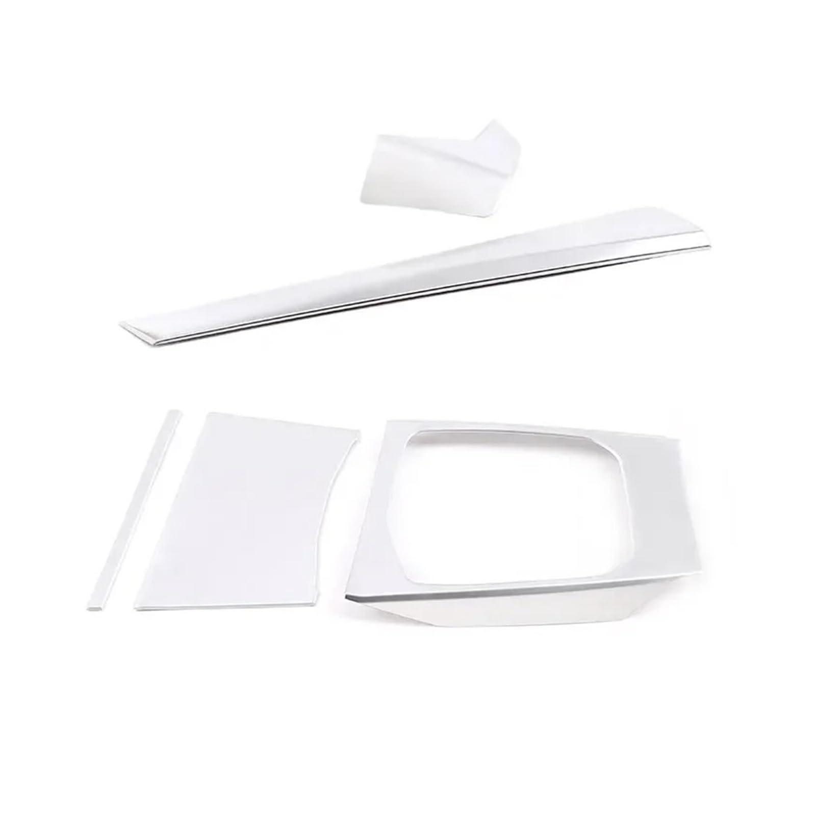 Mittelkonsole Panel Für 3er 4er G20 G21 G22 2020 2021 2022 Auto ABS Kohlefaser Schalttafelabdeckung Innenausstattung Verkleidungsaufkleber Mittelkonsole Frame(Silver) von KWAYA