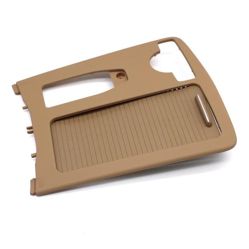Mittelkonsole Panel Für C Für E-Klasse W204 C180 C200 C220 W207 W212 E260 E300 Auto LHD Mittelkonsole Getränkehalter Abdeckung Shutter Mittelkonsole Frame(Dark Yellow) von KWAYA