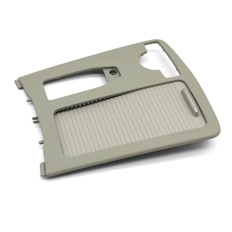 Mittelkonsole Panel Für C Für E-Klasse W204 C180 C200 C220 W207 W212 E260 E300 Auto LHD Mittelkonsole Getränkehalter Abdeckung Shutter Mittelkonsole Frame(Light Grey) von KWAYA