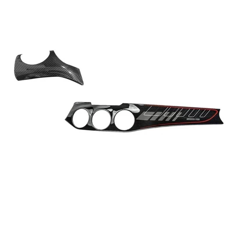 Mittelkonsole Panel Für CLA A Für GLA C117 Klasse W117 2012-2018 Auto Armaturenbrett Dekoration Mittelkonsole Panel Rahmenteile Mittelkonsole Frame(Carbon Red 2) von KWAYA