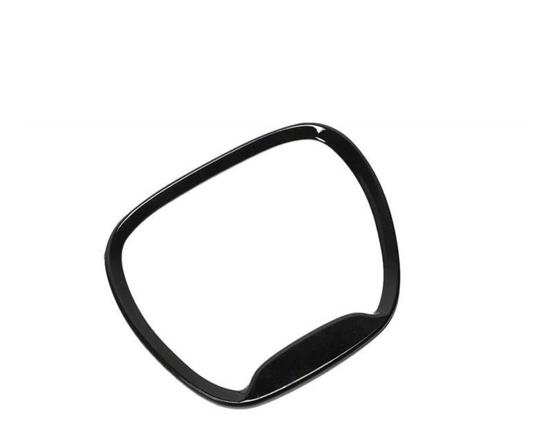 Mittelkonsole Panel Für Dodge Für Challenger Für Durango Für Charger 2015-2022 Auto-Innenleisten ABS-Lenkrad-Dekorationsabdeckung Mittelkonsole Frame(Black 1Pcs) von KWAYA