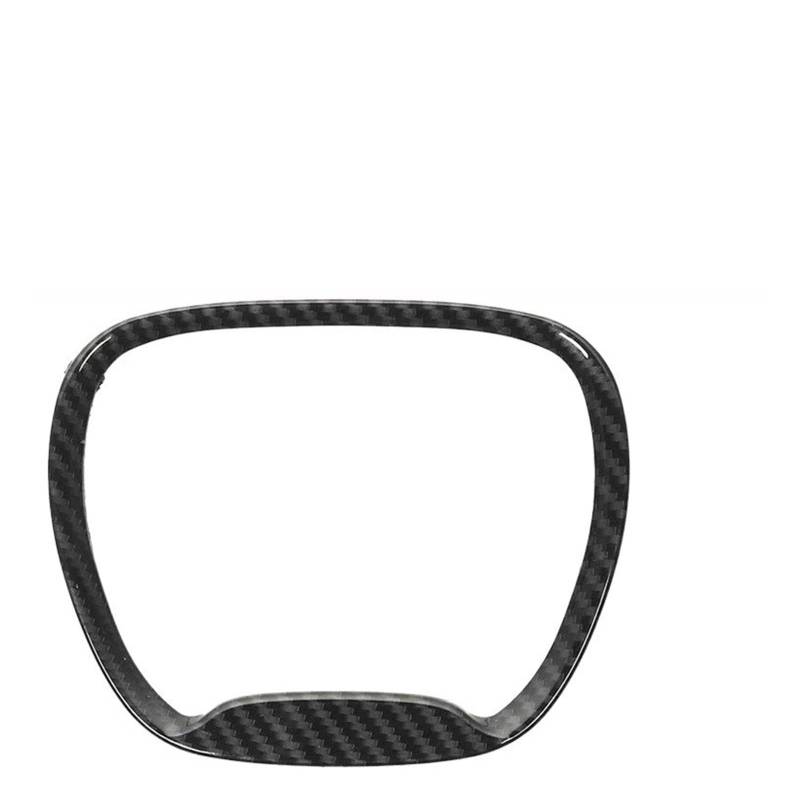 Mittelkonsole Panel Für Dodge Für Challenger Für Durango Für Charger 2015-2022 Auto-Innenleisten ABS-Lenkrad-Dekorationsabdeckung Mittelkonsole Frame(Carbon Fibre 1Pcs) von KWAYA