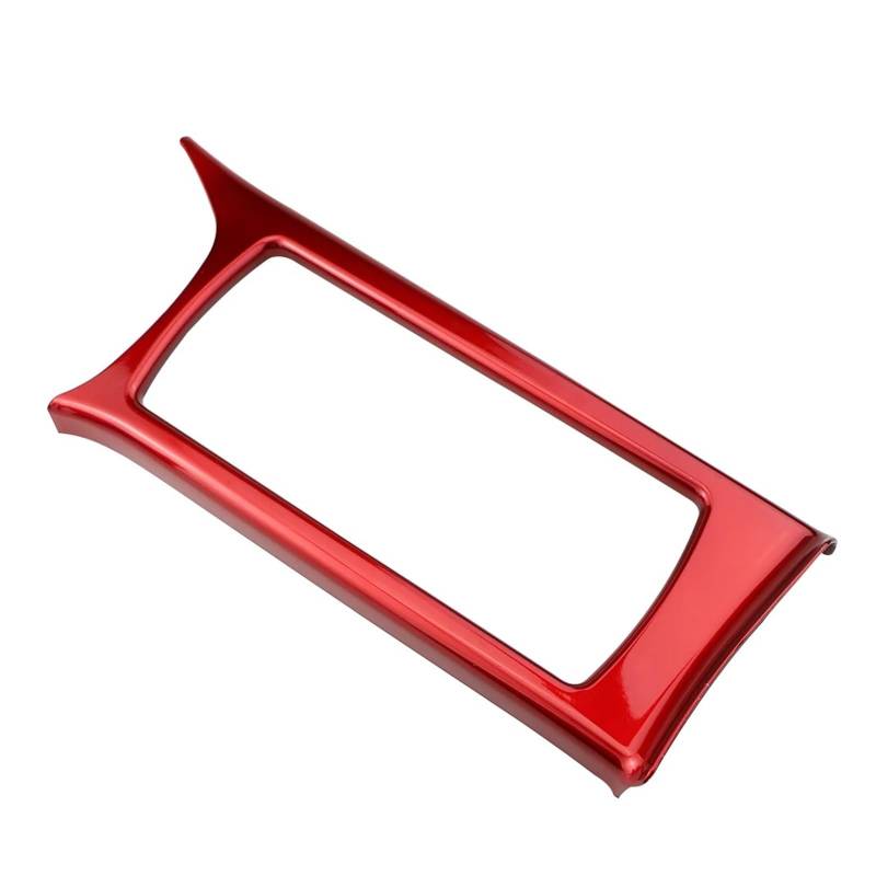 Mittelkonsole Panel Für Focus 3 Mk3 2015-2018 LHD Auto Mittelkonsole Wasserbecherhalter Panel Rahmen Aufkleber Abdeckung Innenausstattung Mittelkonsole Frame(Red) von KWAYA