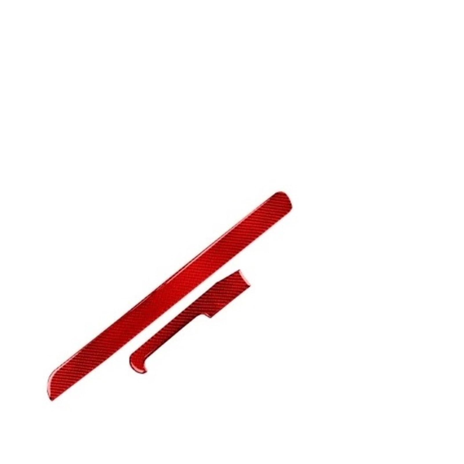 Mittelkonsole Panel Für Golf 6 Für GTI R MK6 2008-2012 Auto Mittelkonsole Armaturenbrett Abdeckung Schutzverkleidung Carbonfaser-Aufkleber Mittelkonsole Frame(Red(LHD)) von KWAYA