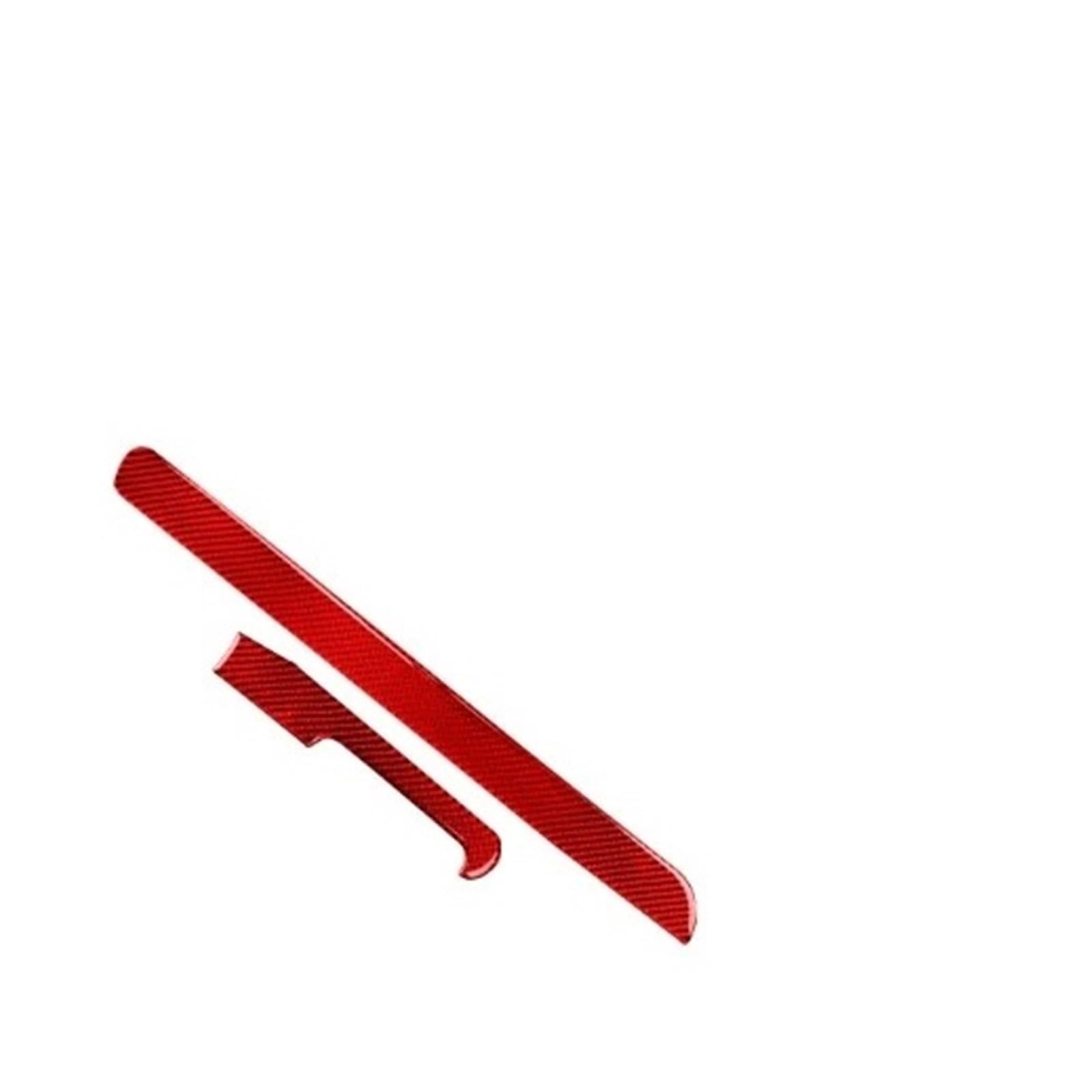 Mittelkonsole Panel Für Golf 6 Für GTI R MK6 2008-2012 Auto Mittelkonsole Armaturenbrett Abdeckung Schutzverkleidung Carbonfaser-Aufkleber Mittelkonsole Frame(Red(RHD)) von KWAYA