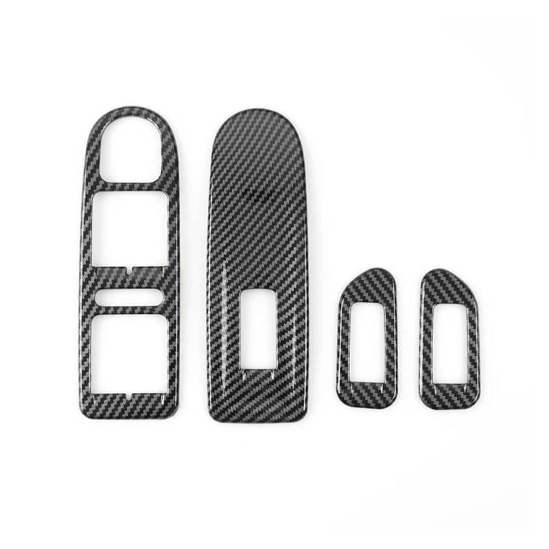Mittelkonsole Panel Für Golf 6 MK6 2009 2010 2011 2012 2013 Auto ABS Carbon Printed Trim Fensterheber-Steuerung Türgriff-Panel-Abdeckung Mittelkonsole Frame von KWAYA