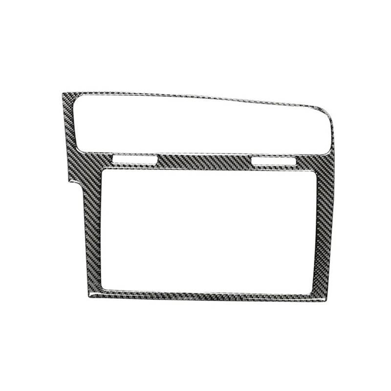 Mittelkonsole Panel Für Golf 7 Für GTI Mk7 2013-2019 Auto Carbon Fiber Konsole Center GPS Navigation Panel Abdeckung Trim Rahmen Zubehör Mittelkonsole Frame(Left-Hand Drive A,Left-Hand Drive) von KWAYA