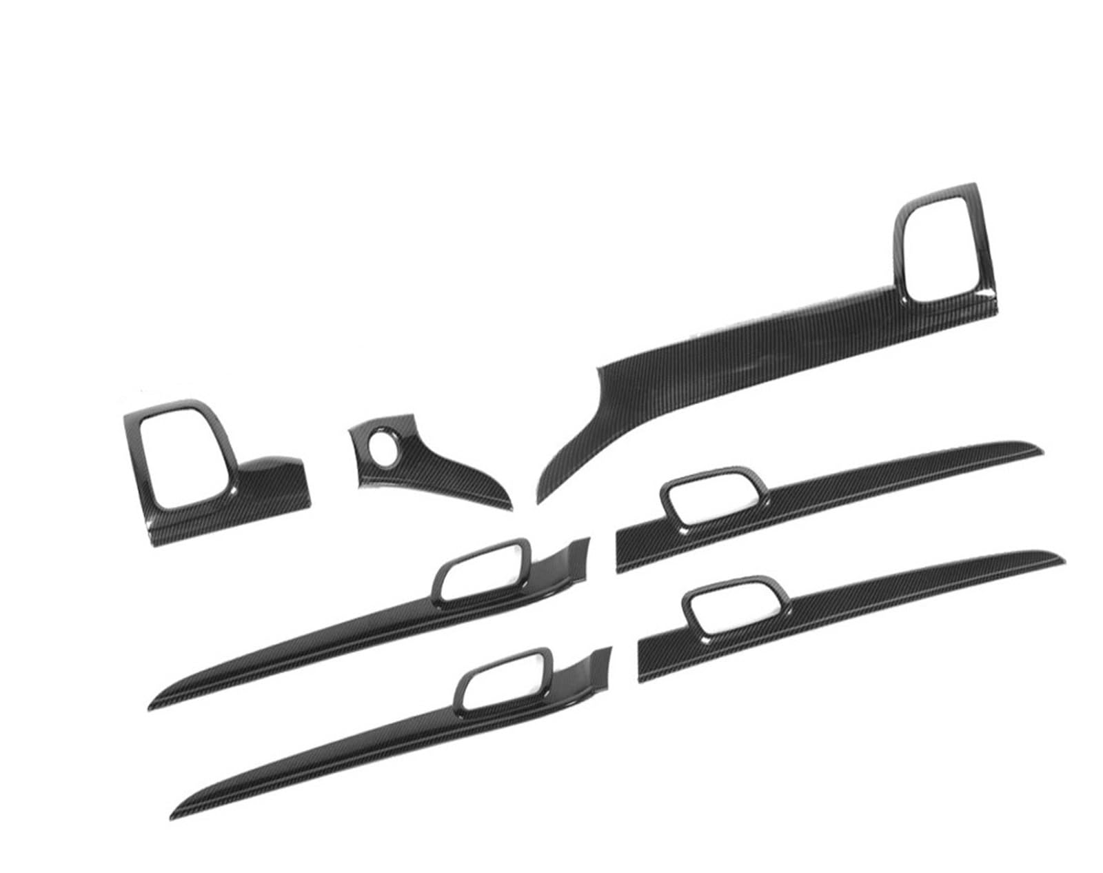 Mittelkonsole Panel Für Grand Für Cherokee 2011-2017 2018 2019 2020 Auto Linkslenker Mittelkonsole Dekoration Panel Innentürgriff Trim Innen Mittelkonsole Frame(LHD 7PCS) von KWAYA