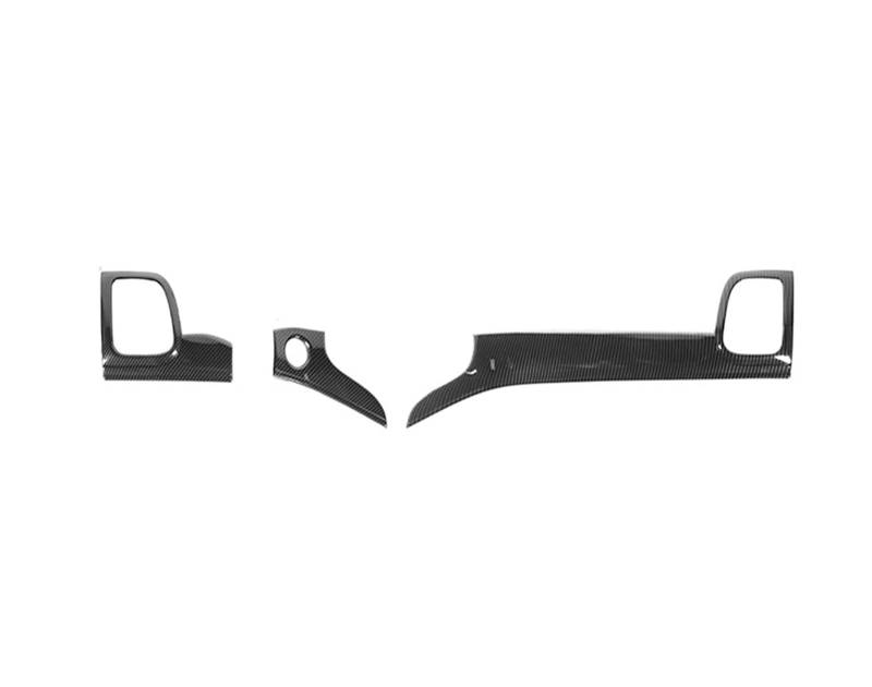 Mittelkonsole Panel Für Grand Für Cherokee 2014-2023 2022 Auto Center Console Dekoration Panel Abdeckung Innen Tür Haltegriff Trim Innen Mittelkonsole Frame(Left-Carbon Look B) von KWAYA