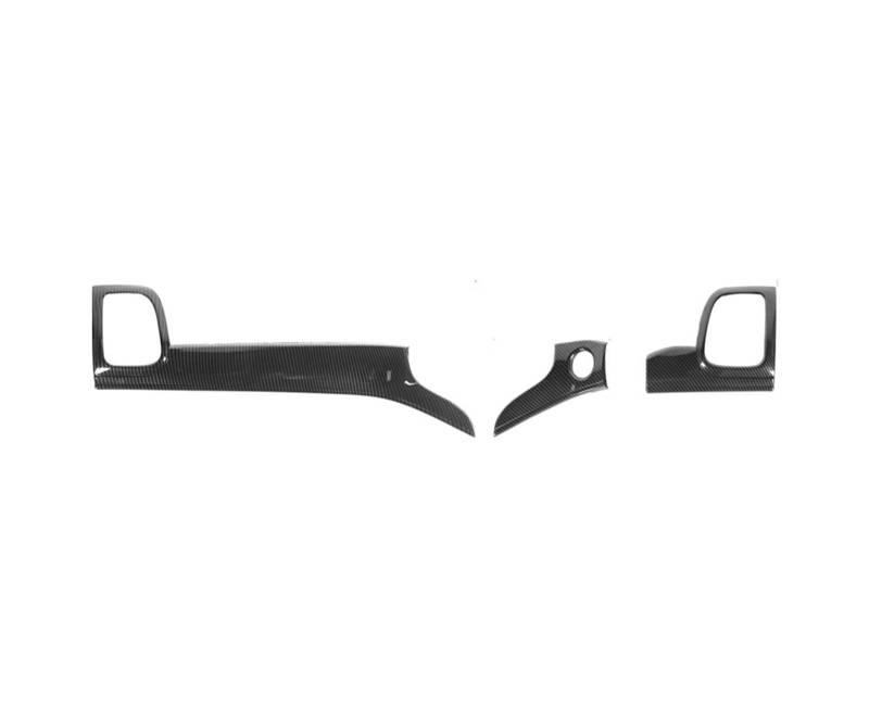 Mittelkonsole Panel Für Grand Für Cherokee 2014-2023 2022 Auto Center Console Dekoration Panel Abdeckung Innen Tür Haltegriff Trim Innen Mittelkonsole Frame(Right-Carbon Look B) von KWAYA