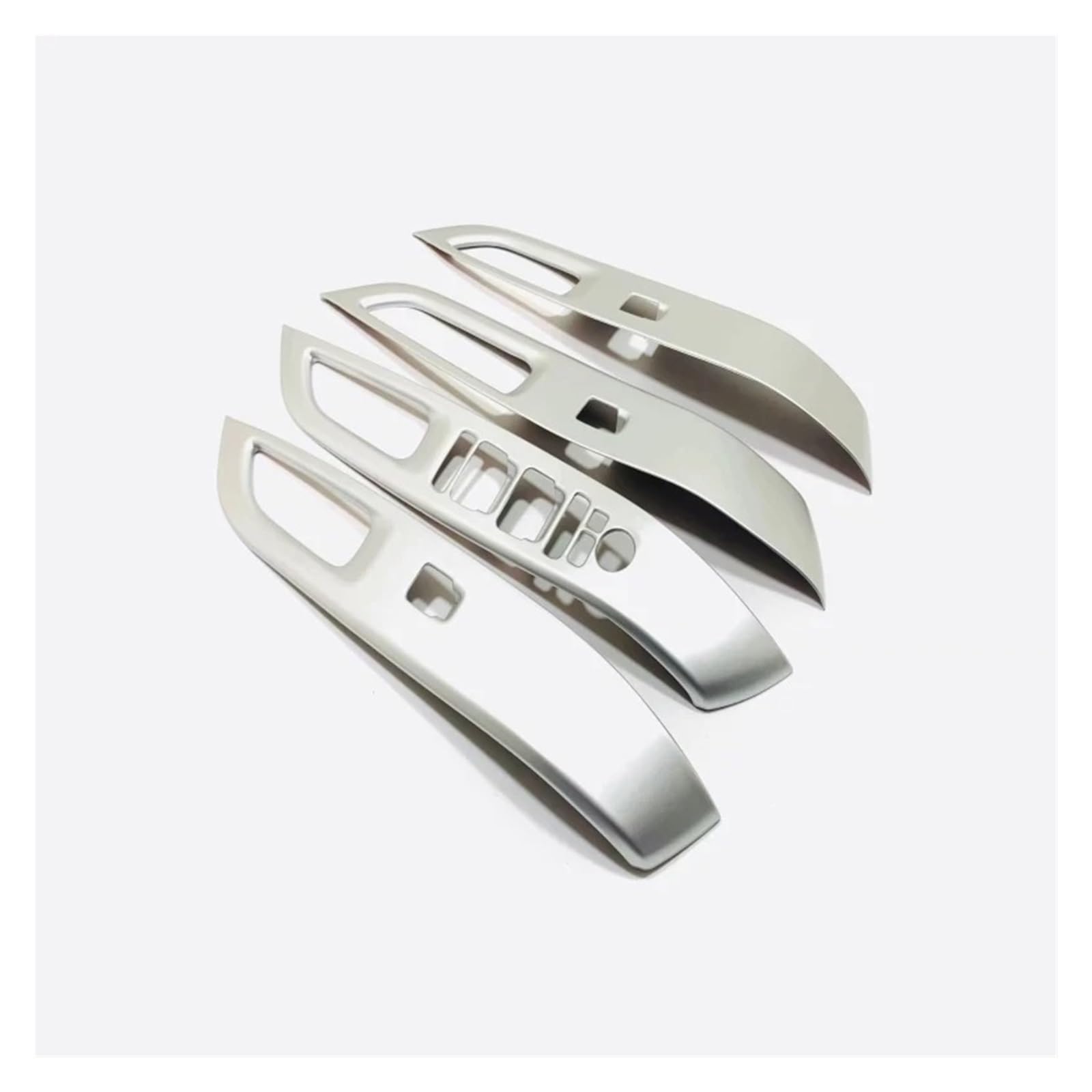 Mittelkonsole Panel Für Hyundai Für Tucson NX4 LHD 2021 2022 2023 Auto Armlehne Panel Trim Innen Tür Fenster Glas Schalter Taste Abdeckung Mittelkonsole Frame(Silver 1) von KWAYA