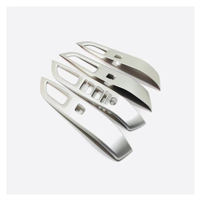 Mittelkonsole Panel Für Hyundai Für Tucson NX4 LHD 2021 2022 2023 Auto Armlehne Panel Trim Innen Tür Fenster Glas Schalter Taste Abdeckung Mittelkonsole Frame(Silver 1) von KWAYA